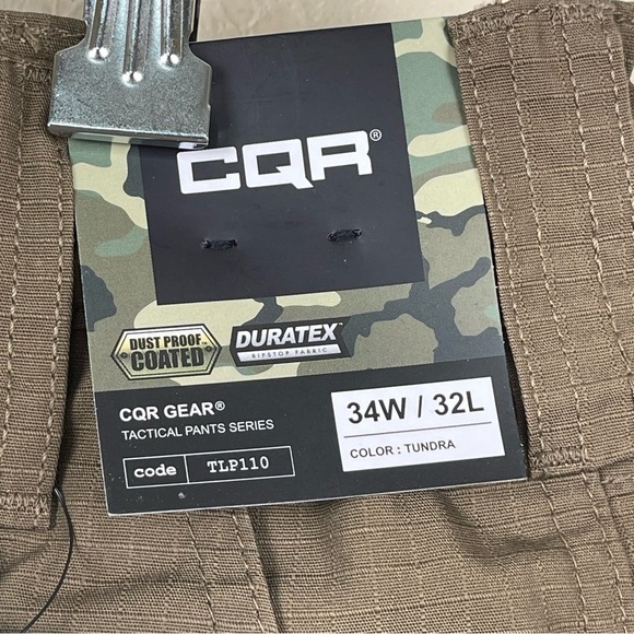 CQR Tactical Tundra Water Resistant Ripstop Cargo Pants Size 34/32 Men - Picture 13 of 16